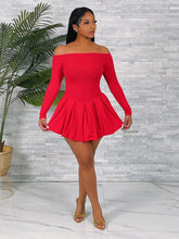 Load image into Gallery viewer, Skater Dress (Red)
