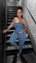 Load image into Gallery viewer, Denim Dusk Jumpsuit (Dark Wash)
