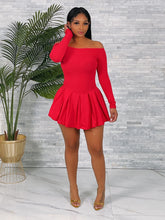 Load image into Gallery viewer, Skater Dress (Red)
