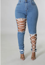 Load image into Gallery viewer, Strap Jeans
